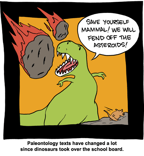 SMBC: Save yourself, mammal!